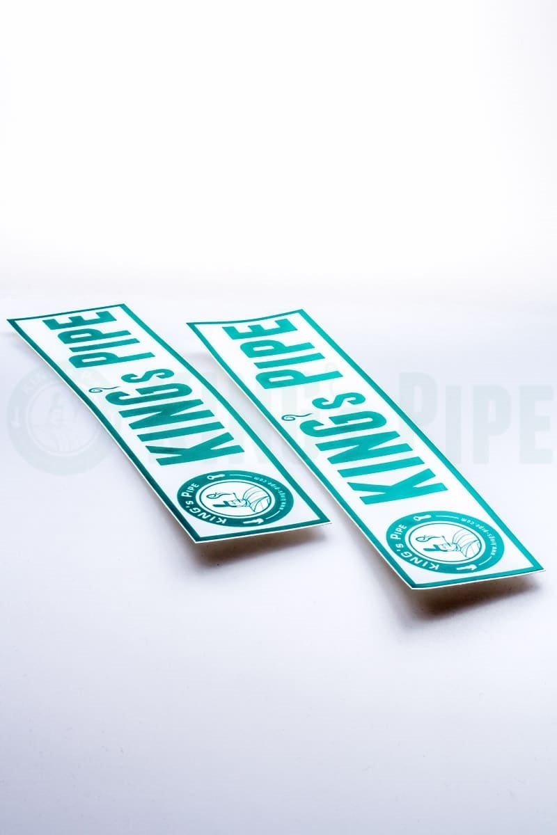 KING's Pipe -  Pack of 2 KP Rectangle Stickers