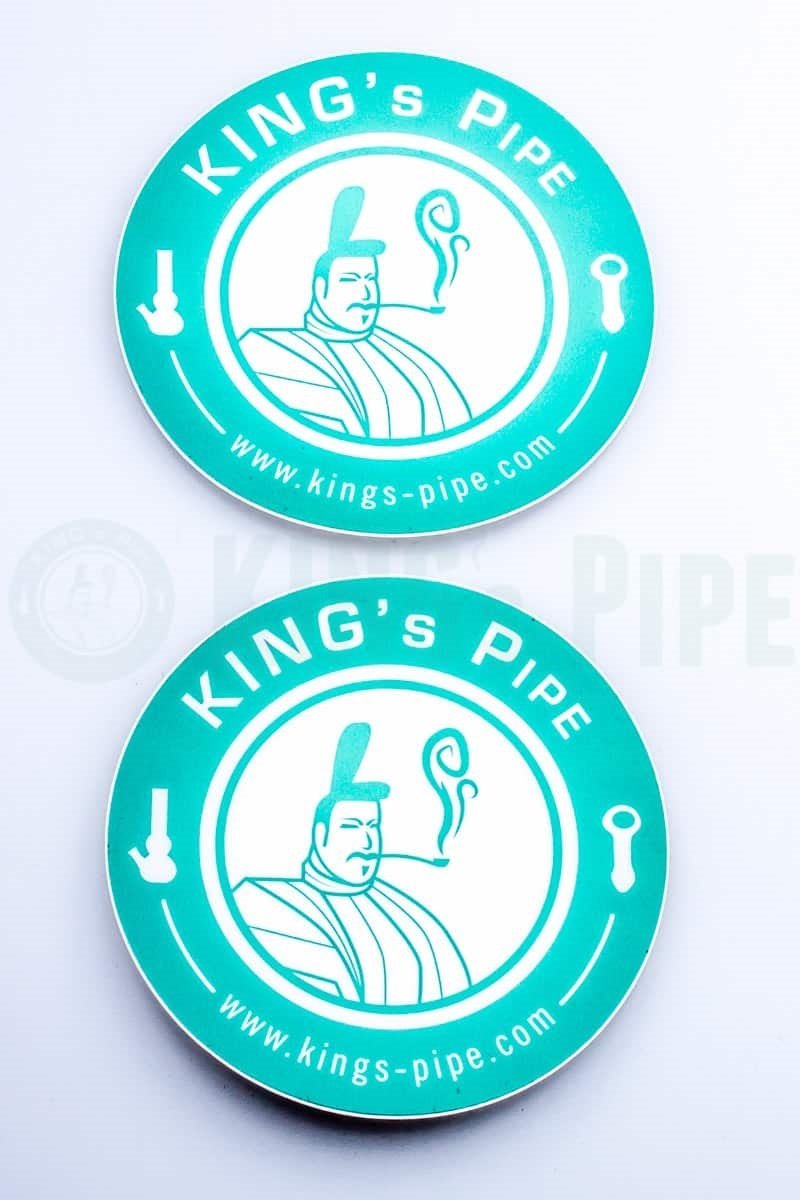 KING's Pipe - Pack of 2 KP Round Stickers