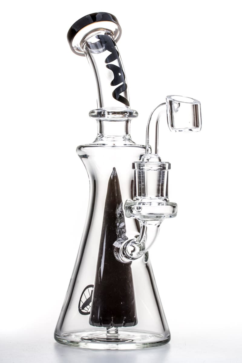 MAV Glass - Colored Pyramid Perc Dab Oil Rig