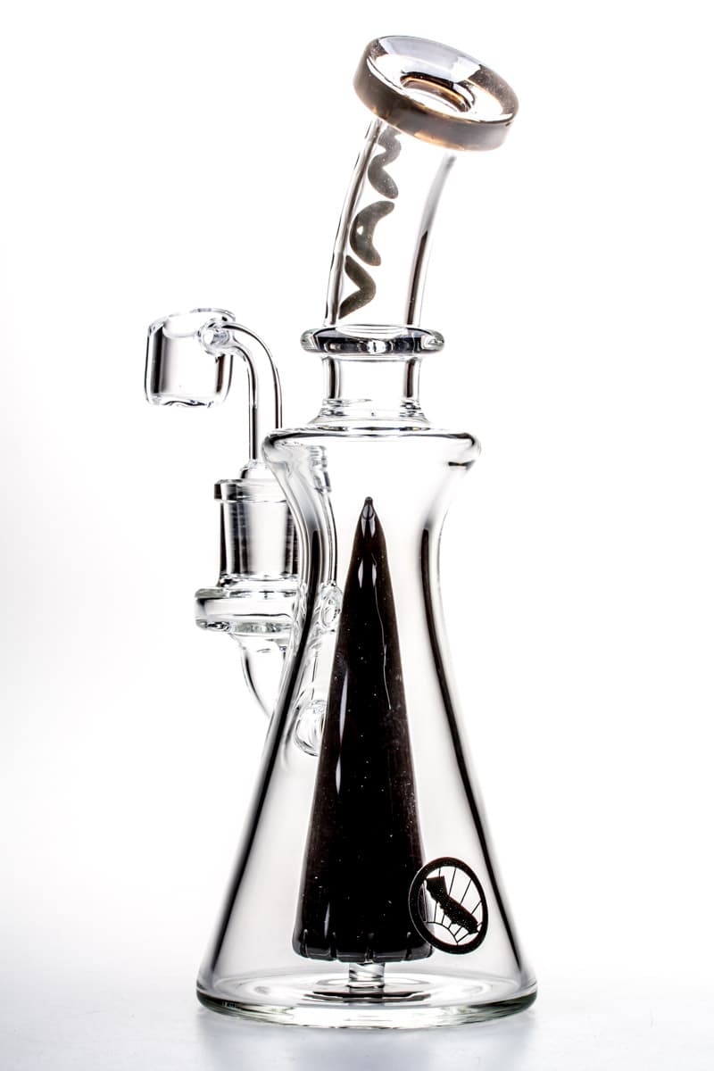 MAV Glass - Colored Pyramid Perc Dab Oil Rig