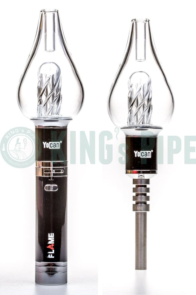 Yocan FLAME Dab Pen with Bubbler + Nectar Collector | KING's Pipe Yocan FLAME Dab Pen with Bubbler + Nectar Collector | KING's Pipe